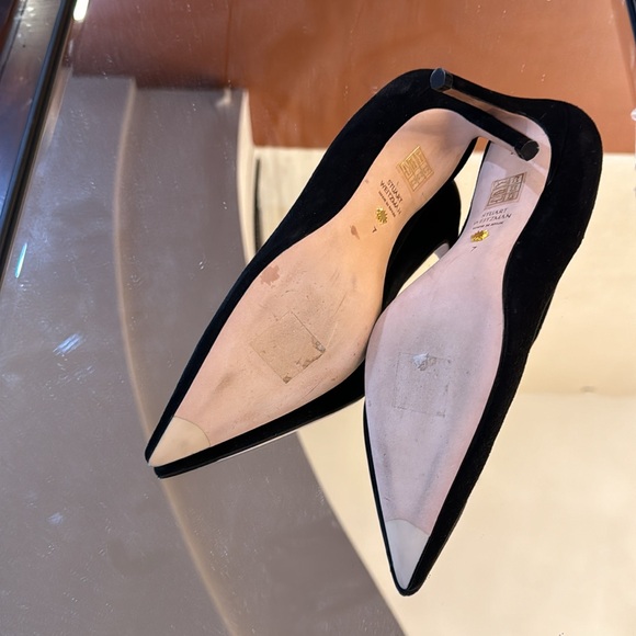 Stuart Weitzman Stuart Pointed-Toe Pumps - Picture 2 of 2